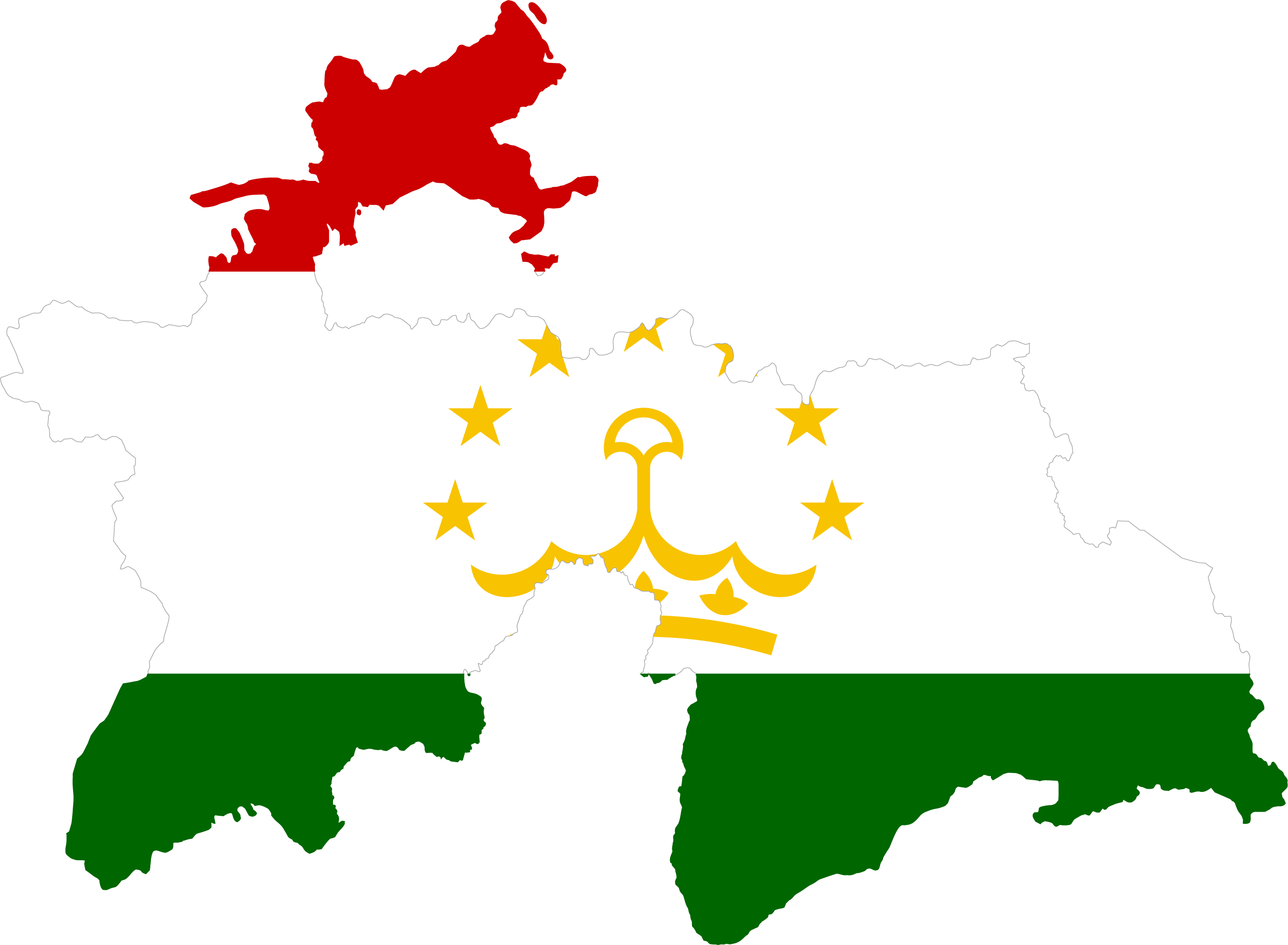 Флаг Таджикистана